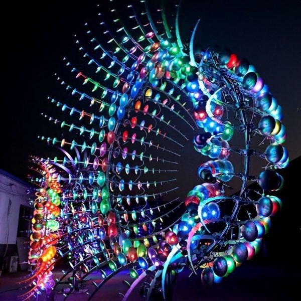 Anthony Howe Concept Outdoor Metal Kinetic Wind Sculpture with Colorful Lighting by China Supplier WEMEDEC (2) Anthony Howe Concept Outdoor Metal Kinetic Wind Sculpture with Colorful Lighting by China Supplier WEMEDEC (2)