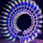 Anthony Howe Concept Outdoor Metal Kinetic Wind Sculpture with Colorful Lighting by China fastory WEMEDEC