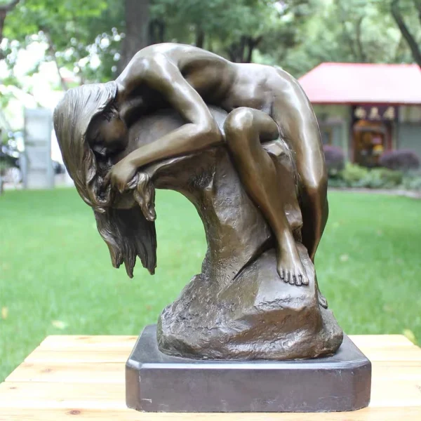 Antique Style Bronze Sculpture of Sleeping Nude Girl - China Supplier WEMEDEC (2) Antique Style Bronze Sculpture of Sleeping Nude Girl - China factory WEMEDEC