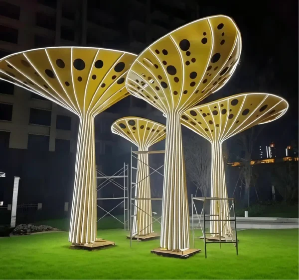 China sculpture factory WEMEDEC tree canopy pavilion sculpture supplier