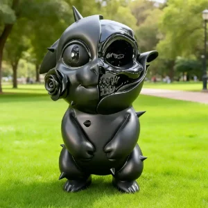 Fiberglass Material Cartoon Character Pikachu Sculpture by China Supplier WEMEDEC