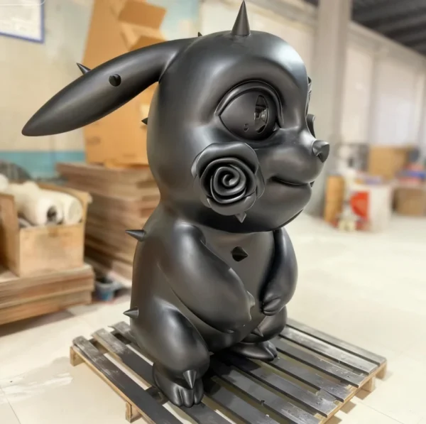 Fiberglass Material Cartoon Character Pikachu Sculpture by China statue Supplier WEMEDEC Fiberglass Material Cartoon Character Pikachu Sculpture by China statue Supplier WEMEDEC