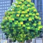 Leandro Erlich Concept Pixel Tree Sculpture made by Chinese Factory Supplier WEMEDEC in Hebei Guangdong