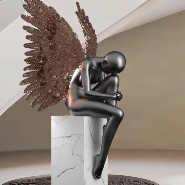 Metal angel sculpture China factory supplier for hotel design (1) Metal angel sculpture China factory supplier for hotel design (1)