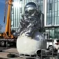 Metal astronaut stature art piece China supplier - WEMEDEC