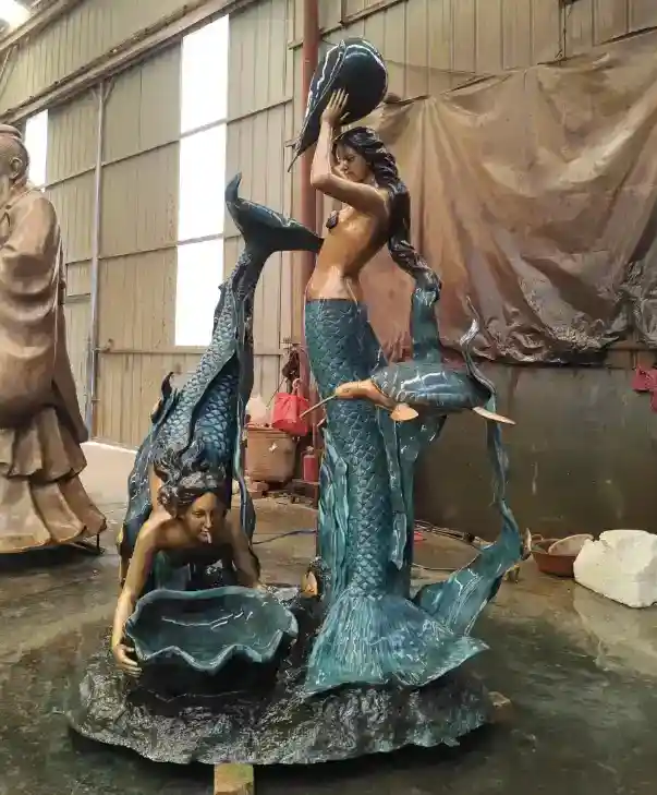 bronze mermaid sculpture manufacturer China company - WEMEDEC