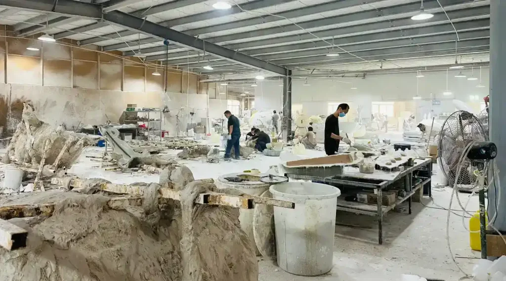 fiberglass sculptures lifetime in outdoor - by Chinase manufacturer WEMEDEC company