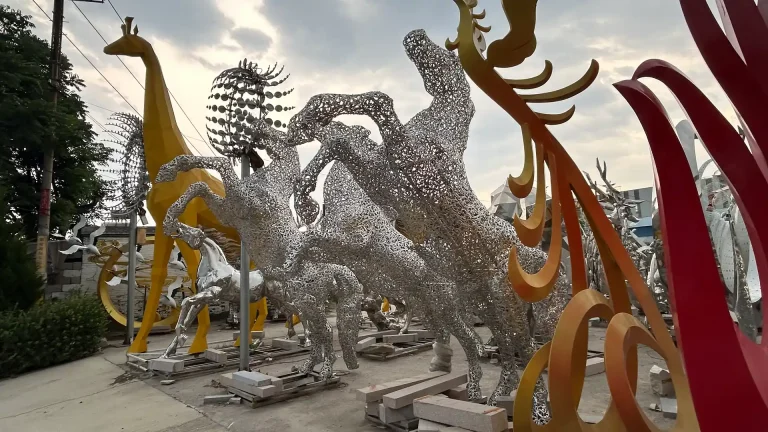 stainless steel sculpture China factory WEMEDEC in Quyang Hebei