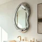 Artistic Stainless Steel Mirror Polishing Decor Concave Metal Wall Mirror is also called morden sculptural art decor Balloon Wall Mirror Sculpture Chinese manufacturer WEMEDEC company