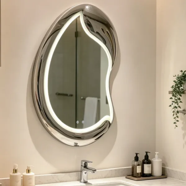 Artistic metal Stainless Steel Mirror Polishing Decor Concave Metal Wall Mirror is also called morden sculptural art decor Balloon Wall Mirror Sculpture China supplier manufacturer WEMEDEC company Artistic metal Stainless Steel Mirror Polishing Decor Concave Metal Wall Mirror is also called morden sculptural art decor Balloon Wall Mirror Sculpture China supplier manufacturer WEMEDEC company