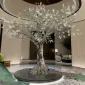 China 8-Meter High Mirror-Finished Stainless Steel Luminous Tree Sculpture WEMEDEC fabrication team