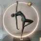 FRP material balance ring dancer art sculpture from China supplier WEMEDEC company