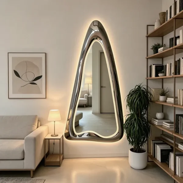 Stainless Steel Mirror Polishing Decor Concave Metal Wall Mirror is also called morden sculptural art decor Balloon Wall Mirror Sculpture Chinese factory manufacturer WEMEDEC group Stainless Steel Mirror Polishing Decor Concave Metal Wall Mirror is also called morden sculptural art decor Balloon Wall Mirror Sculpture Chinese factory manufacturer WEMEDEC group
