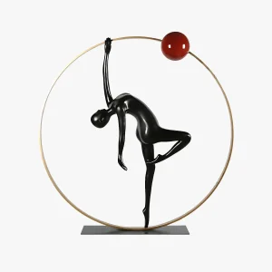 balance ring dancer art sculpture from China supplier WEMEDEC company