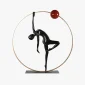 balance ring dancer art sculpture from China supplier WEMEDEC company