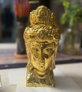 surface treatment skill for glossy gold color for silicon bronze sculpture - China sculpture fabrication WEMEDEC