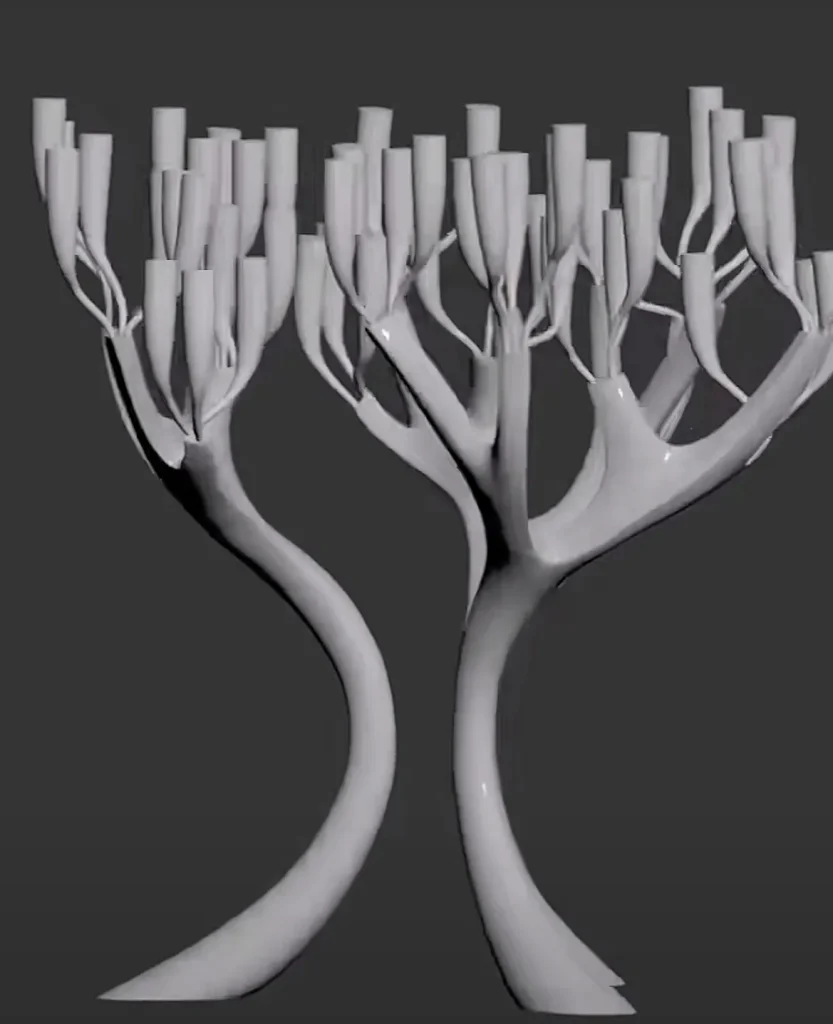 four meters high 304 stainless steel coral tree sculpture from Chinese fabrication factory WEMEDEC (1)