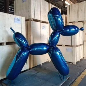 electroplating metal balloon dog sculpture - China WEMEDEC